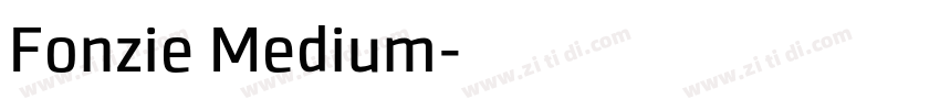 Fonzie Medium字体转换